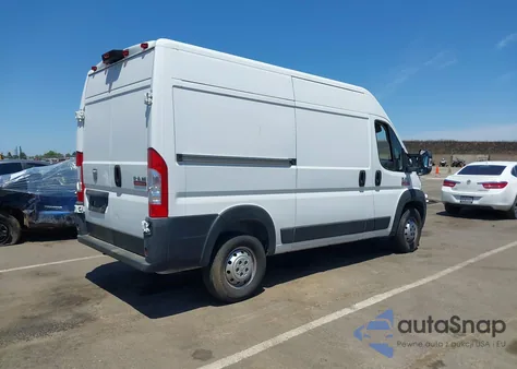 2021 Ram Promaster 2500 High Roof 136 Wb from USA, damaged, VIN 3C6LRVCG1ME574801